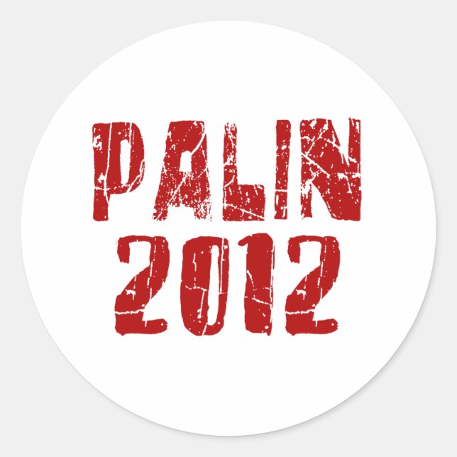 Adesivo Palin 2012 Sticker (Frente)