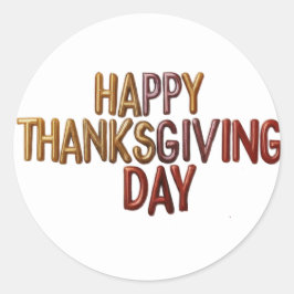 Adesivo Palitos de Ação de Graças