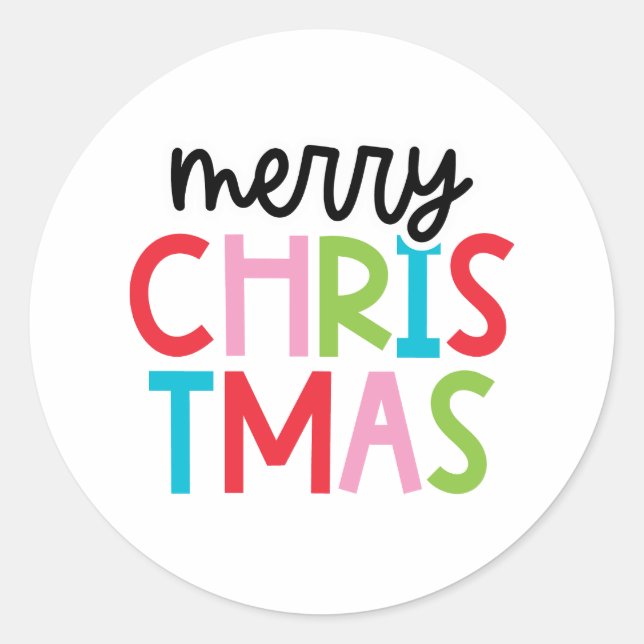 Adesivo Palitos de Natal Feliz (Frente)