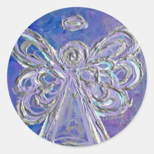 Adesivo Palitos Decalais do Anjo do Guardião Roxo