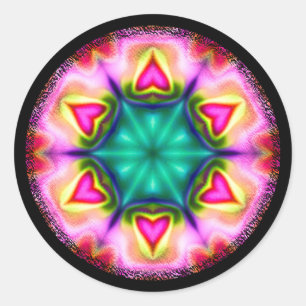 Adesivo Palitos redondos com corações