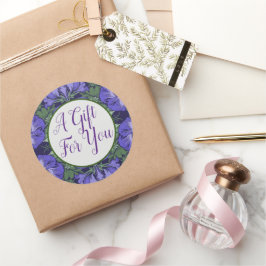 Adesivo Palitos vitorianos de Pansos Roxos