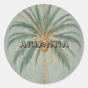Adesivo Palm Majestade: Solteiro da Árvore Palm Design