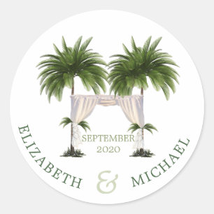 Adesivo Palm Moderno Elegante Chuppah