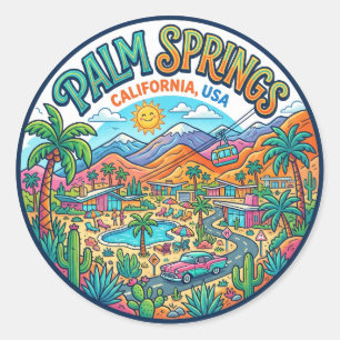 Adesivo Palm Springs Califórnia