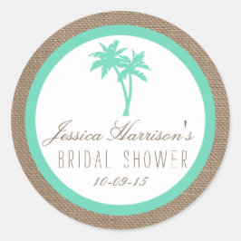 Adesivo Palm Tree Beach Chá de panela Stickers