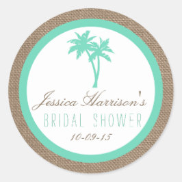 Adesivo Palm Tree Beach Chá de panela Stickers