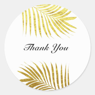 Adesivo Palm Tree Foliage Gold Foliage Casamento Folaf Obr