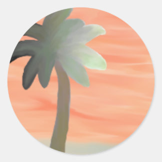 Adesivo Palm Tree Watercolor