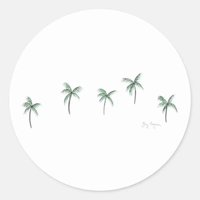 Adesivo Palm Trees Sticker (Frente)