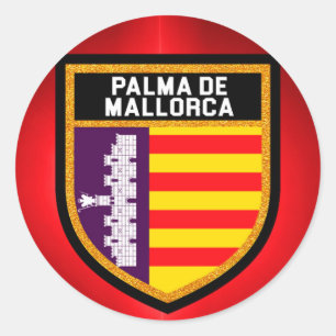 Adesivo Palma de Bandeira de Maiorca