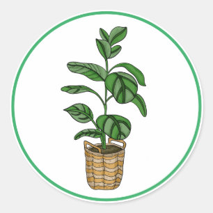 Adesivo Palma de Viajante Arte Doméstica Desenhada