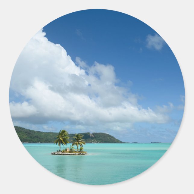 Adesivo Palmeira em Bora Bora Bora (Frente)