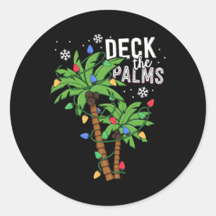 Adesivo Palmeira Tropical de Natal Do Havaí