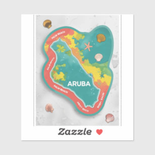 Adesivo Palmeiras de Aruba esperando