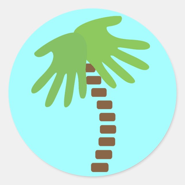 Adesivo Palmeiras-palmeiras-quiropráticas (Frente)