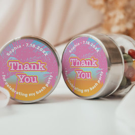 Adesivo Palmeiras rosa, obrigado