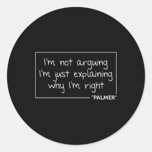 Adesivo Palmer Cita Engraçado Aniversário Personalizado No