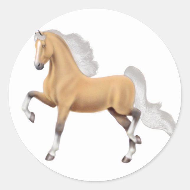 Adesivo Palomino americano Saddlechild Sticker (Frente)