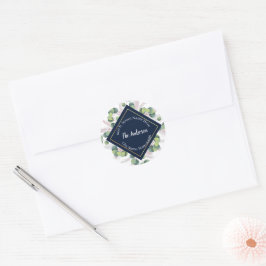 Adesivo Pampas Grass & Eucalyptus Return Address