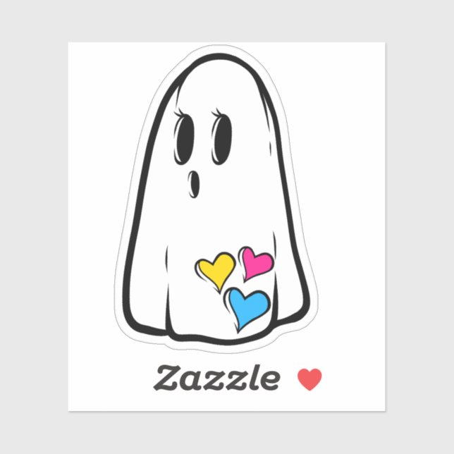Adesivo Pan Pride Ghost (Folha)