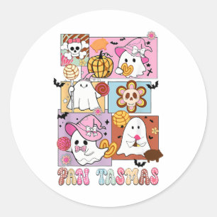 Adesivo Pan Tasmas Ghost Pumpkin Spooky Conchas Halloween
