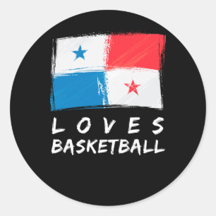 Adesivo Panamá ama Basquete