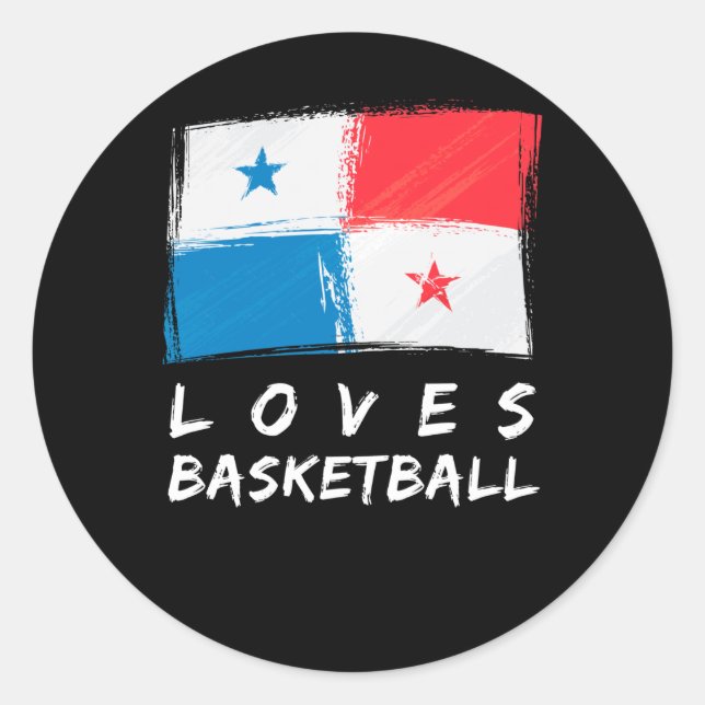 Adesivo Panamá ama Basquete (Frente)