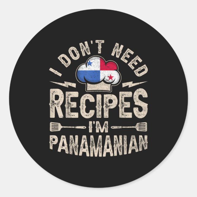 Adesivo Panama Flag Proud Panamanians Men &amp; Women  (Frente)