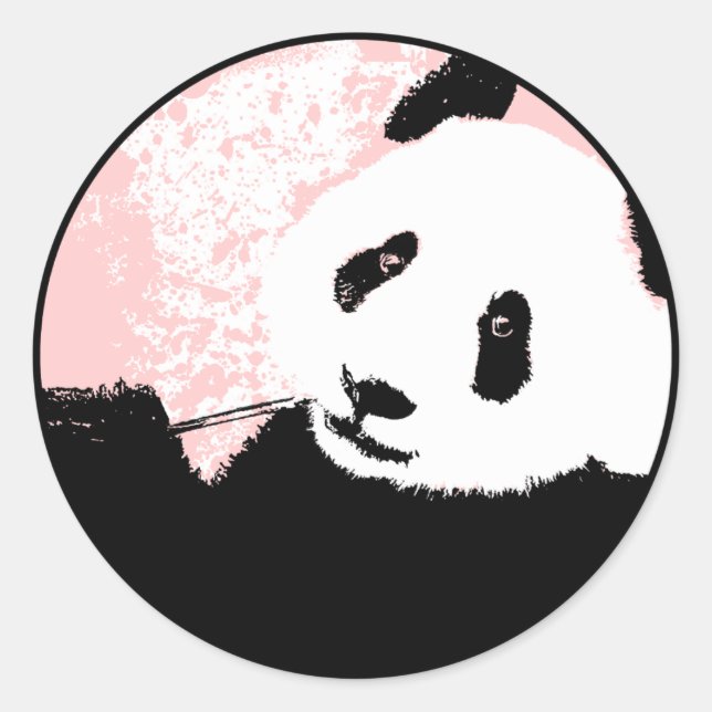 Adesivo panda. (Frente)