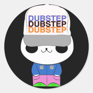 Adesivo Panda bonito do dubstep do kawaii