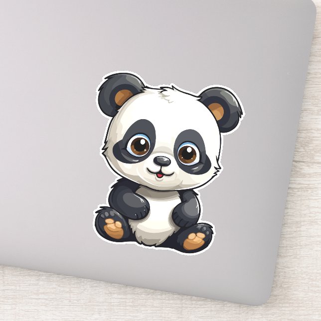 Adesivo Panda branca (Detalhe)