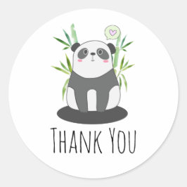 Adesivo Panda branca e negra em bambu