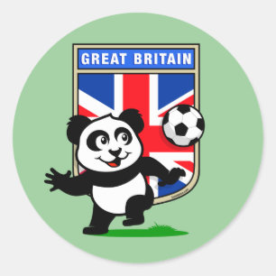 Adesivo Panda BRITÂNICA do futebol