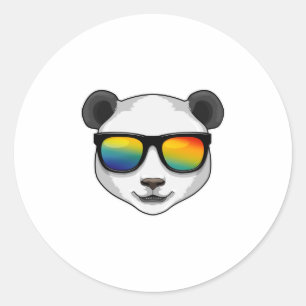 Adesivo Panda com óculos de sol