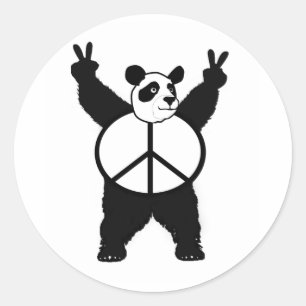 Adesivo Panda da paz