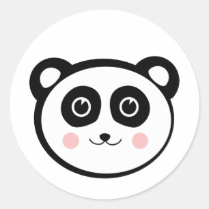 Adesivo Panda de Kawaii