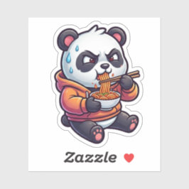 Adesivo Panda de Macarrão Picante