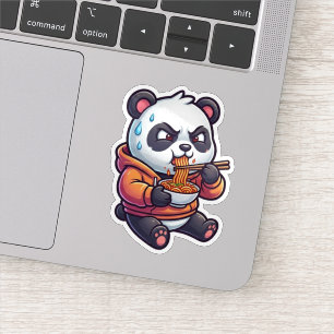 Adesivo Panda de Macarrão Picante