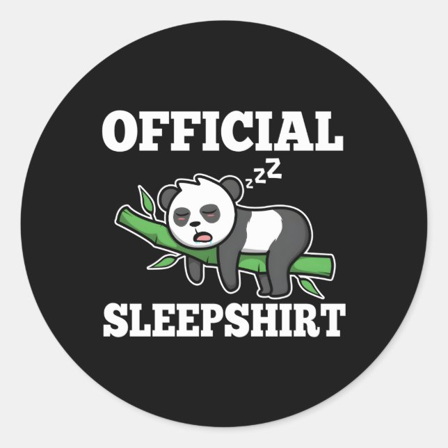Adesivo Panda do Sono Oficial (Frente)
