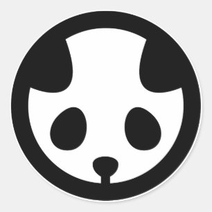 Adesivo Panda em círculo