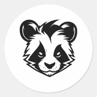 Adesivo Panda Essence em preto-e-branco