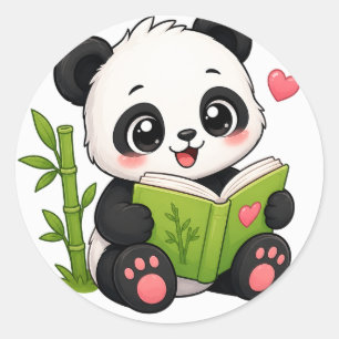 Adesivo panda fofo