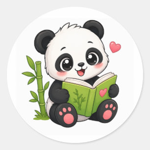 Adesivo panda fofo
