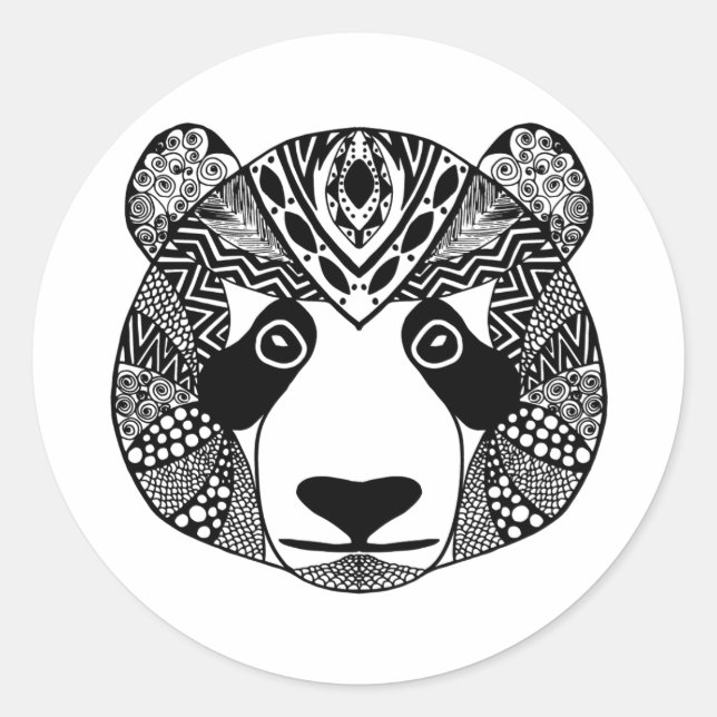 Adesivo Panda inspirada (Frente)
