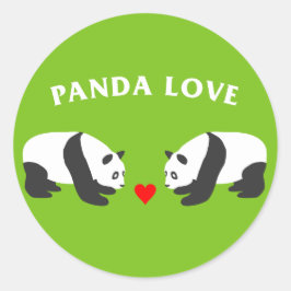Adesivo Panda Love (Verde)