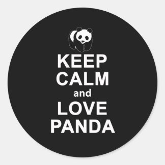 Adesivo Panda Lover | Kepp Calm E Love Panda