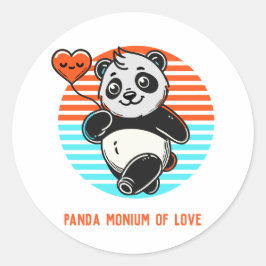Adesivo "Panda-monium of Love" de Panda