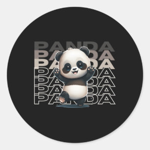 Adesivo Panda Motif - Panda Ultra Realista