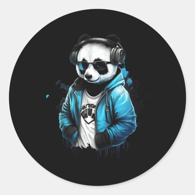Adesivo Panda Music Dj Controller Gaming Panda (Frente)